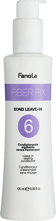 Odżywka do włosów bez spłukiwania - Fanola Fiber Fix Bond 6 Leave-in Sealing Conditioner — Zdjęcie N1
