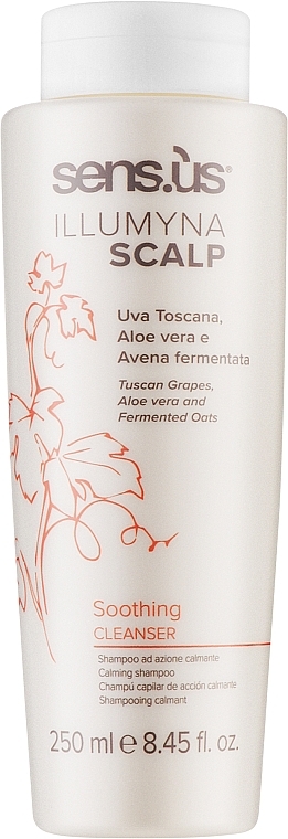 Kojący szampon do włosów - Sensus Illumyna Scalp Soothing Cleanser Calming Shampoo  — Zdjęcie N1
