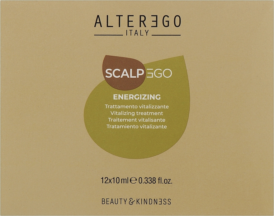 Rewitalizujące ampułki do włosów - Alter Ego ScalpEgo Energizing Intensive Lotion — Zdjęcie N1