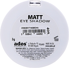 Matowy cień do powiek - Ados Matt Effect Eye Shadow — Zdjęcie N16