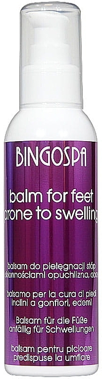 Balsam do pielęgnacji stóp ze skłonnościami do opuchlizny i obrzęków - BingoSpa Balm For Foot — Zdjęcie N1