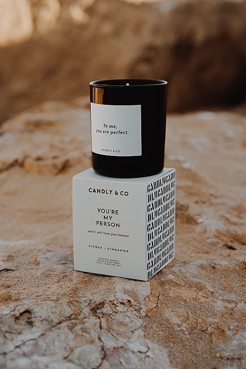 Świeca zapachowa - Candly & Co No.3 Candle You Are My Person And I Will Love You Forever Citrus Cinnamon — Zdjęcie N2