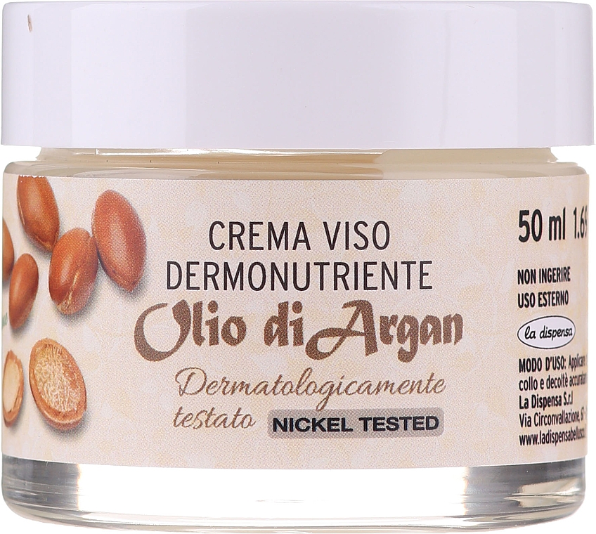 Krem do twarzy z olejem arganowym - Florinda Delicato Olio di Argan Face Cream — Zdjęcie N2