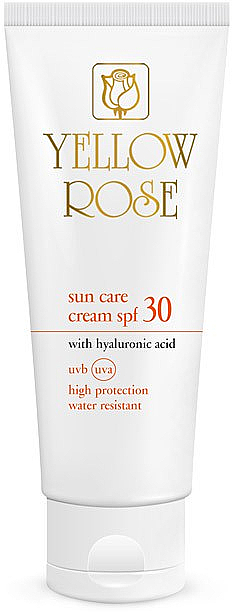Intensywnie nawilżający krem ​​przeciwsłoneczny SPF30 - Yellow Rose Sun Care Cream — Zdjęcie N1