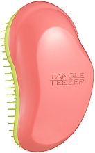 Szczotka do włosów - Tangle Teezer The Original Salmon Pink Hyper Yellow — Zdjęcie N1