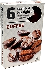Kup Podgrzewacze zapachowe tealight Kawa, 6 szt. - Admit Scented Tea Light Coffee