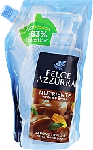 Mydlo w plynie Bursztyn i argan - Felce Azzurra Nutriente Amber & Argan (wkład uzupełniający) — Zdjęcie N1