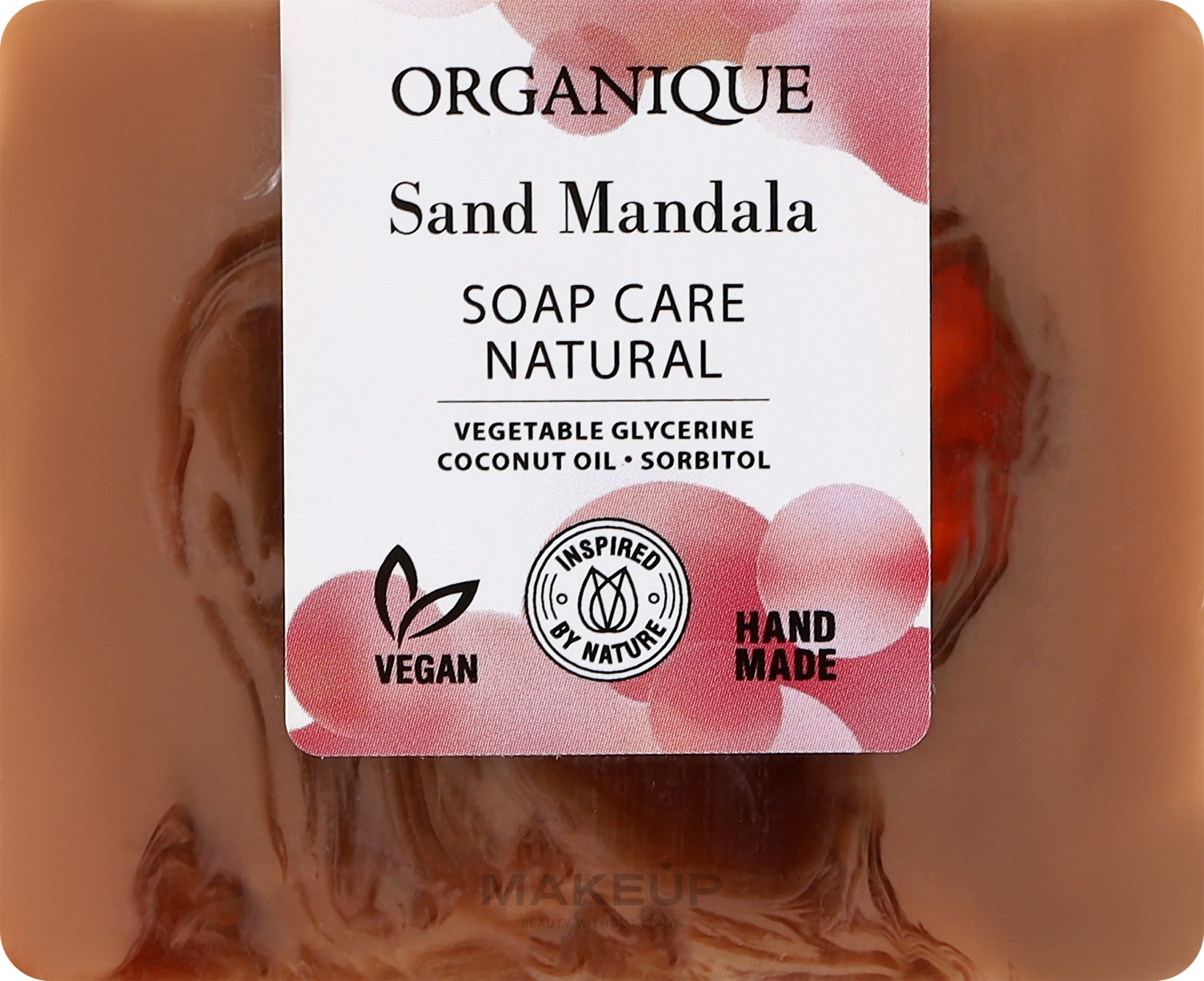 Naturalne mydło odżywcze - Organique Soap Care Natural Sand Mandala — Zdjęcie 100 g
