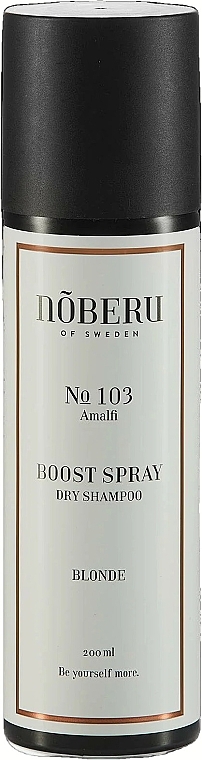 Suchy szampon do włosów blond - Noberu of Sweden №103 Amalfi Boost Spray Blond Dry Shampoo — Zdjęcie N1