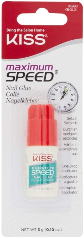 Klej do paznokci - Kiss Maximum Speed Nail Glue — Zdjęcie N1