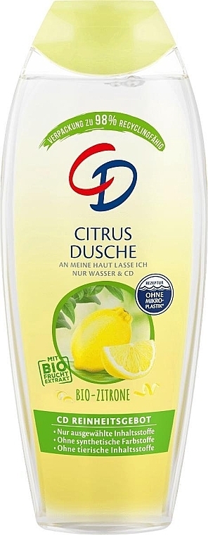 Żel pod prysznic Cytryna - CD Citrus Organic Lemon Shower Gel — Zdjęcie N1