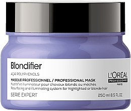 Kup PRZECENA! Regenerująca maska chroniąca blask włosów - L'Oreal Professionnel Serie Expert Blondifier Masque *