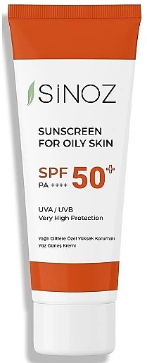 Krem przeciwsłoneczny do cery tłustej z filtrem SPF 50+ - Sinoz Sebum Balance Fluid Sunscreen for Oily Skin SPF50+ — Zdjęcie N1