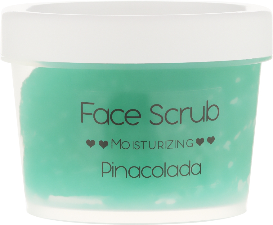 Nawilżający peeling do twarzy i ust Piña colada - Nacomi Moisturizing Face & Lip Scrub Pinacolada — Zdjęcie N2