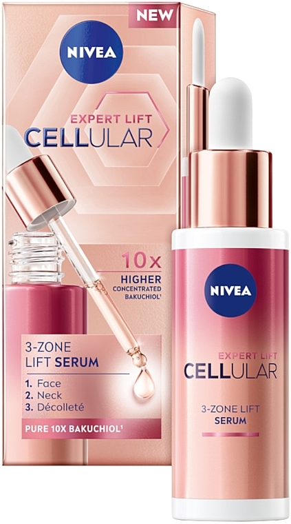 Krem na dzień i serum - NIVEA Duopack CELLULAR EXPERT LIFT (f/cr/50ml + f/ser/30ml) — Zdjęcie N3