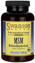 Suplement diety Metylosulfonylometan, 1000 mg - Swanson MSM — Zdjęcie N1