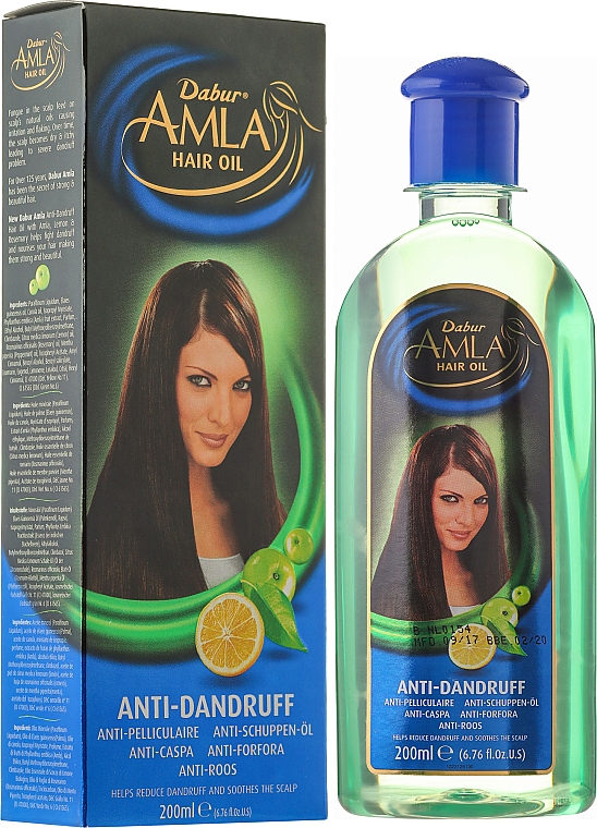 Przeciwłupieżowy olejek do włosów - Dabur Amla Hair Oil Anti-Dandruff — Zdjęcie N4