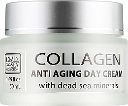 Kup Przeciwstarzeniowy krem do twarzy na dzień z kolagenem i minerałami z Morza Martwego - Dead Sea Collection Anti Aging Formula Collagen Day Cream 