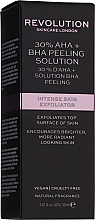 Intensywny peeling chemiczny do cery przetłuszczającej się - Revolution Skincare 30% AHA + BHA Peeling Solution — Zdjęcie N3
