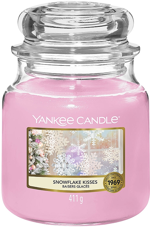 Świeca zapachowa w słoiku - Yankee Candle Snowflake Kisses Jar Candle — Zdjęcie N2