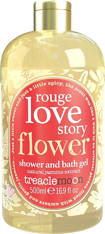 Żel pod prysznic i do kąpieli z ekstraktem z jaśminu - Treaclemoon Rouge Love Story Flower Shower And Bath Gel — Zdjęcie N1