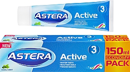 Pasta do zębów o potrójnym działaniu - Astera Active 3 Toothpaste — Zdjęcie N7