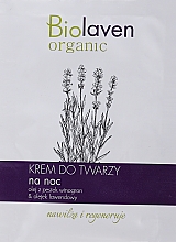 Krem do twarzy na noc - Biolaven Night Face Cream (próbka) — Zdjęcie N1