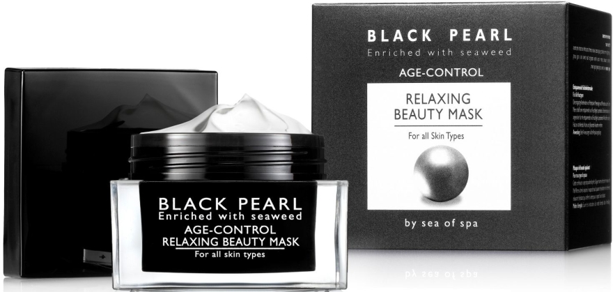 Relaksująca maska kosmetyczna do twarzy - Sea Of Spa Black Pearl Age Control Relaxing Beauty Mask For All Skin Types — Zdjęcie N1
