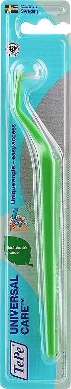 Szczoteczka do zębów do protez i implantów, zielona - TePe Universal Care — Zdjęcie N1