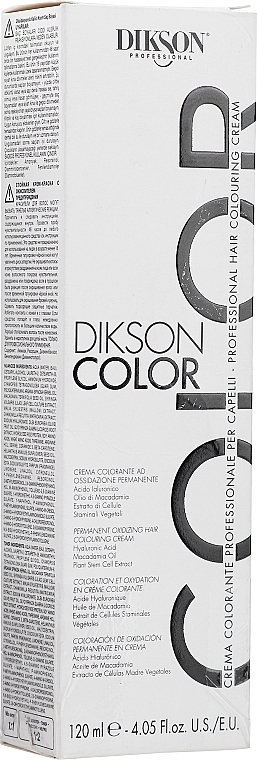 PRZECENA! Profesjonalny krem koloryzujący do włosów - Dikson Professional Hair Colouring Cream * — Zdjęcie N3