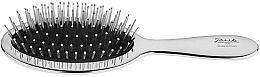 Szczotka do włosów 22 x 7 cm, chrom - Janeke Chromium Hair Brush — Zdjęcie N1