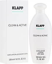 Kup PRZECENA! Peelingujący lotion do suchej skóry ciała - Klapp Clean & Active Exfoliator Dry Skin *