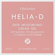 Głęboko nawilżający krem-żel do skóry wrażliwej - Helia-D Hydramax Deep Moisturizing Cream Gel For Sensitive Skin — Zdjęcie N5
