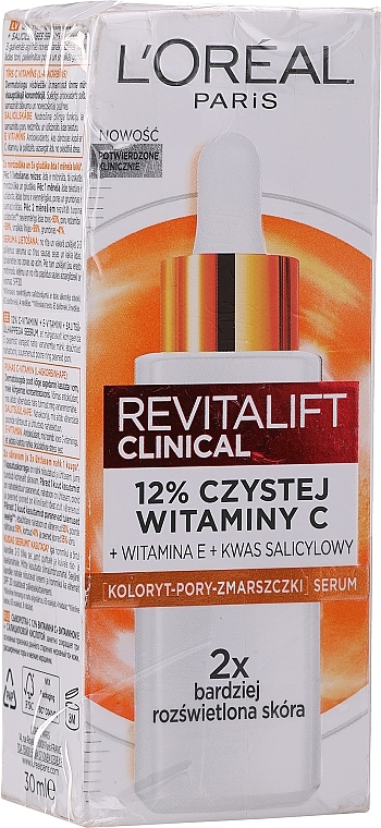 PRZECENA! Serum do twarzy z 12% witaminy C - L'Oreal Paris Revitalift Clinical * — Zdjęcie N3