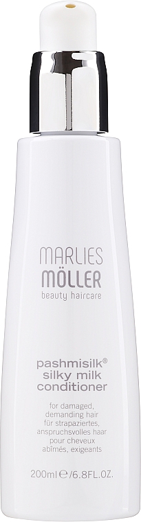 Odżywka do włosów zniszczonych z jedwabiem - Marlies Moller Silky Milk Conditioner — Zdjęcie N1