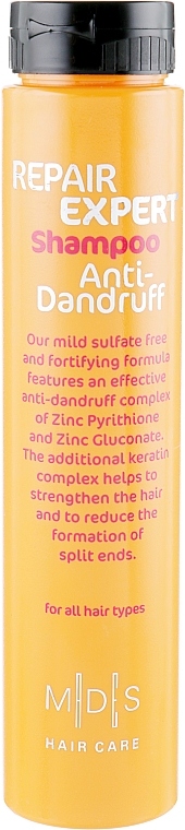 Przeciwłupieżowy szampon do włosów - Mades Cosmetics Repair Expert Shampoo Anti-Dandruff — Zdjęcie N1