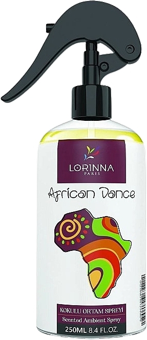 Aromatyczny spray do domu - Lorinna Paris African Dance Scented Ambient Spray — Zdjęcie N1