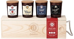 Zestaw - Himalaya dal 1989 Candela Selection Whisky In Box Set (candle/75gx4 + box/1pcs) — Zdjęcie N1