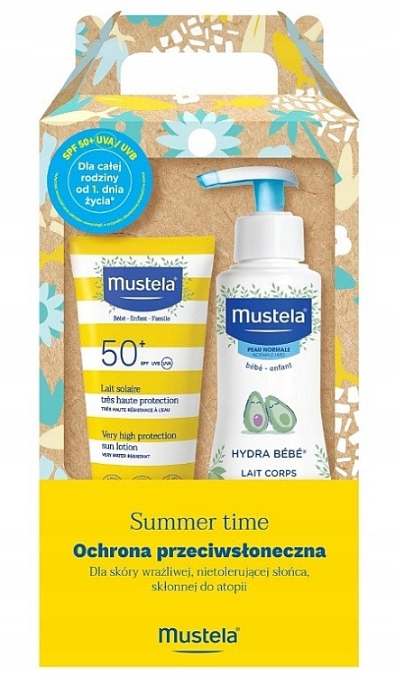 Zestaw - Mustela Summer Time (lot/100ml + b/lot/300ml) — Zdjęcie N1