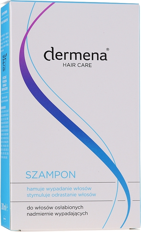 PRZECENA! Szampon hamujący wypadanie i stymulujący wzrost włosów - Dermena Hair Care Shampoo * — Zdjęcie N5