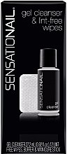 Kup PRZECENA! Zestaw - SensatioNail Gel Cleanser & Wipes (clinser/27.2ml + wipes + nail/buffer + manicure/stick)*