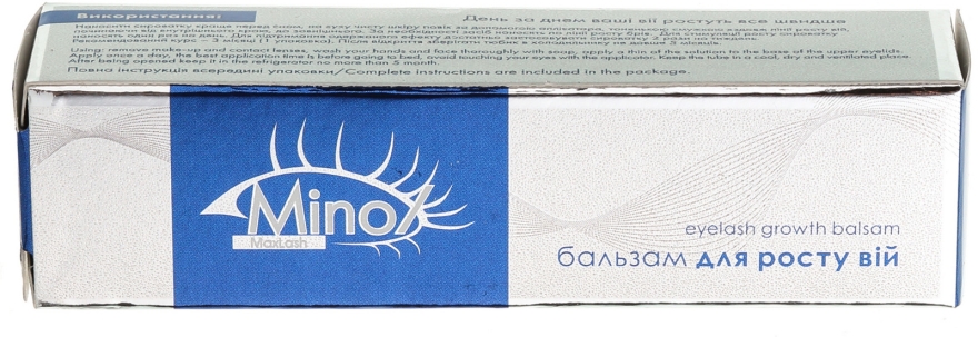 Balsam do wzrostu rzęs - MinoX ML Eyelash Growth Balsam — Zdjęcie N1