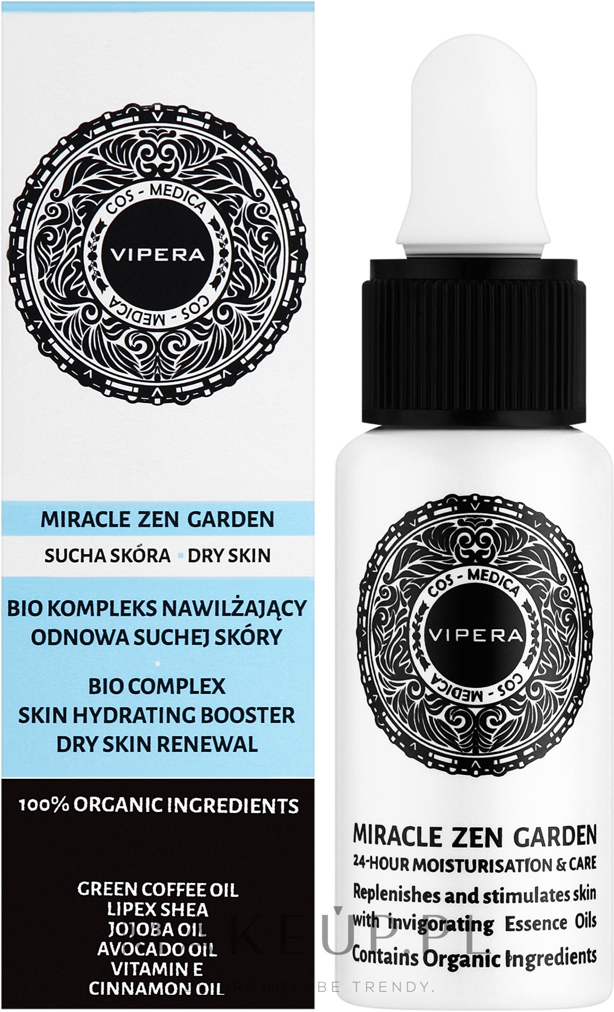 Biokompleks nawilżający Odnowa suchej skóry - Vipera Cos-Medica Miracle Zen Garden Bio-Complex Skin Hydrating Booster Dry Skin Renewal — Zdjęcie 20 ml