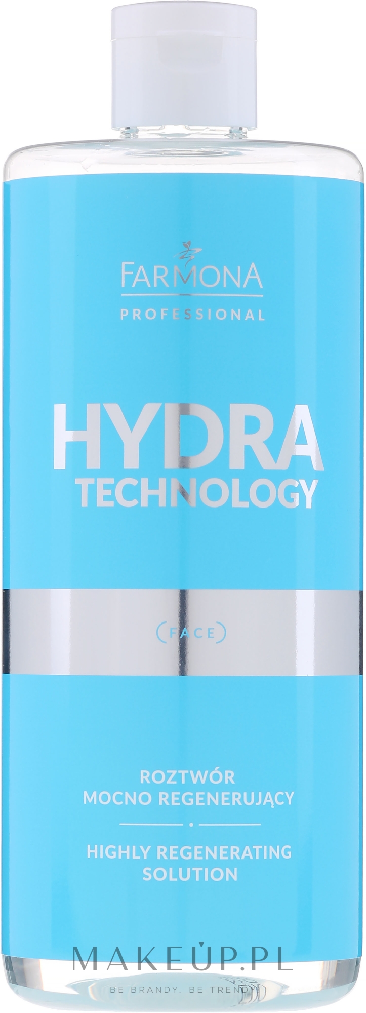 Roztwór mocno regenerujący do zabiegów kosmetologicznych - Farmona Professional Hydra Technology Highly Regenerating Solution  — Zdjęcie 500 ml