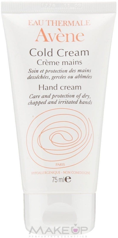 Ochronny krem nawilżający do suchych i spierzchniętych dłoni - Avene Peaux Seches Cold Cream Hand Cream