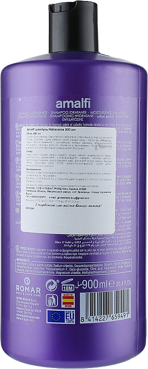 Profesjonalny szampon nawilżający - Amalfi Pro Hair Moisturizing Shampoo — Zdjęcie N2