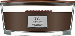 Świeca zapachowa w szkle - WoodWick Hourglass Candle Stone Washed Suede — Zdjęcie N2