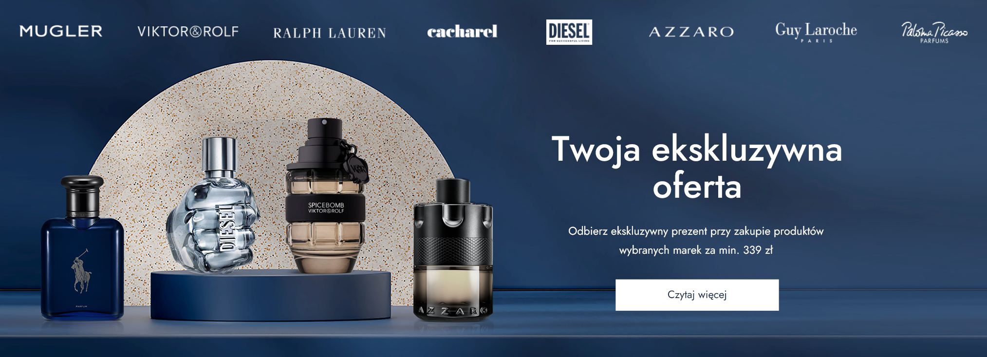 Mugler, Viktor & Rolf, Ralph Lauren, Cacharel, Diesel, Azzaro_perfumes