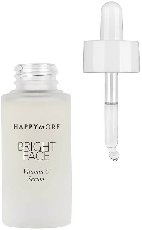 Rozjaśniające serum do twarzy z witaminą C - Happymore Bright Face Vitamin C Serum — Zdjęcie N2