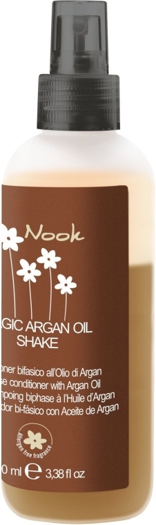 Dwufazowa odżywka w sprayu na bazie oleju arganowego - Maxima Nook Magic Shake Argan Oil PH 4.0 — Zdjęcie N1